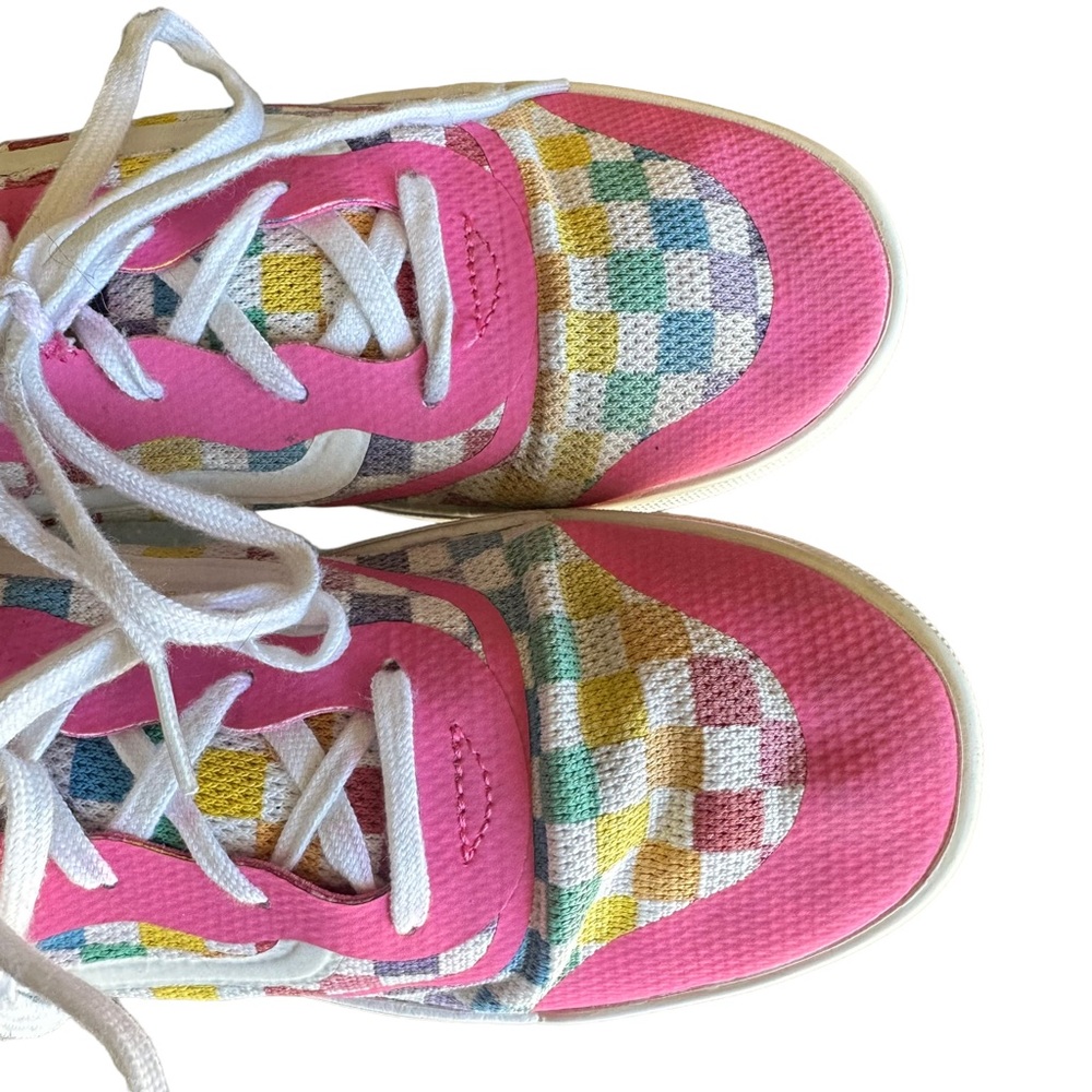 Multi Color Check Vans 7